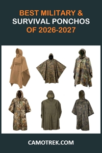 Best Military and Survival Ponchos of 2026-2027 - Pinterest Pin